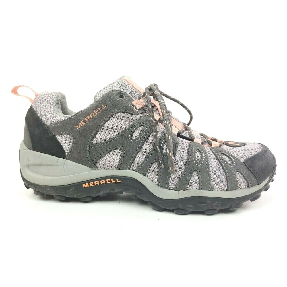 MERRELL Depart Dark Women Size 9.5 Gull Gray Hiking Outdoor Shoes J535264